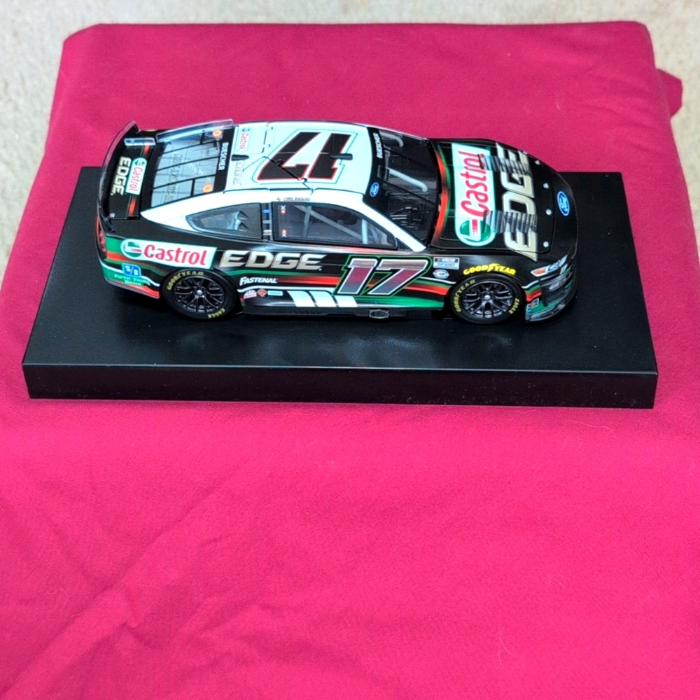 Chris Buescher Nascar 75th Anniversary Black Collectible Box with Emblem